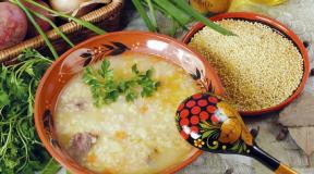 Field soup Classic field soup with millet recipe